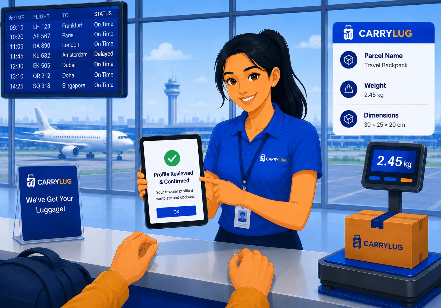 7. Review your traveler profile setup