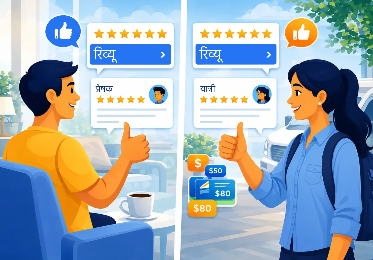 6. एक समीक्षा का अनुरोध करें और मुस्कुराएं